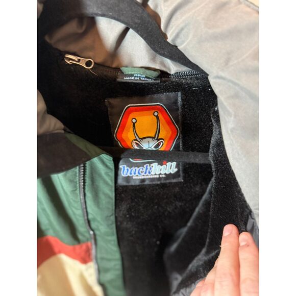 Backhill Snowboarding Co. Jacket – Kids XXL (Age 14) Colorblock Retro Ski Coat - Picture 4 of 5